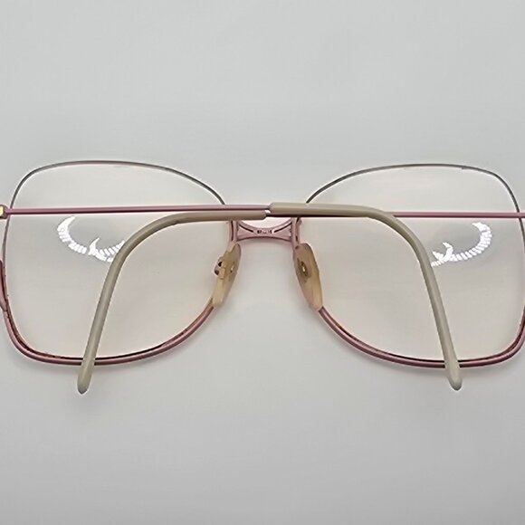 Safilo UFO2113 229 Barbie Pink Semi-Rimless Eyeglasses Frame w/ Case Italy 57mm - Picture 12 of 16